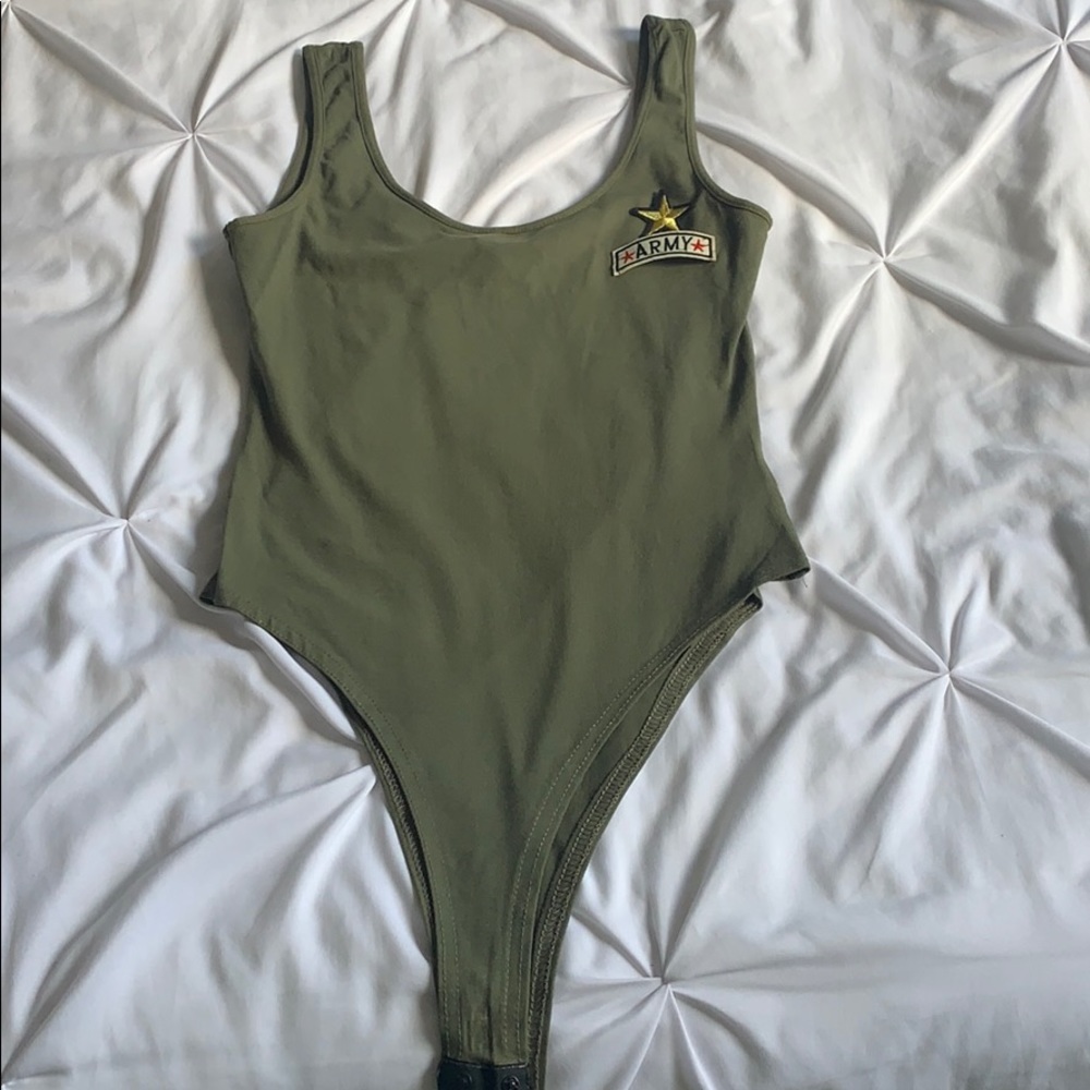 Khaki bodysuit
